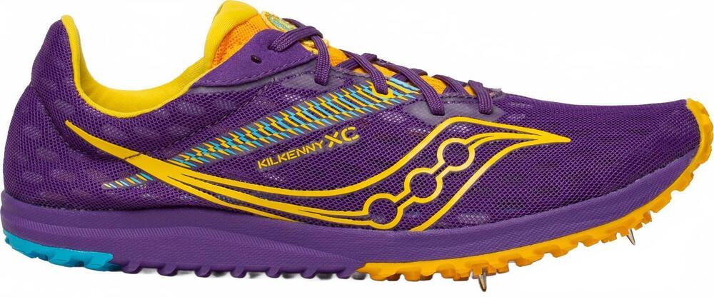 NEW SAUCONY women's kilkenny xc 9 cross-country racing shoe in varsity